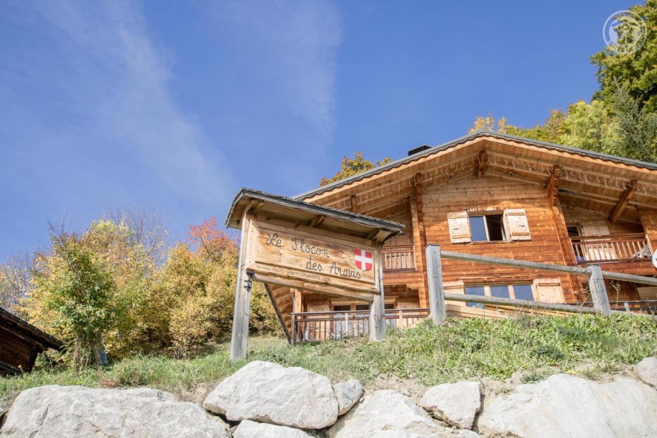 Villa Le Flocon des Aravis à La Giettaz Extérieur photo