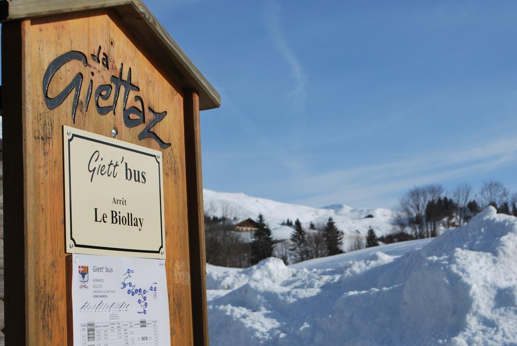 Villa Le Flocon des Aravis à La Giettaz Extérieur photo